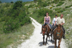 <p>Passeggiate a cavallo nel Parco Nazionale dei Monti Sibillini  - Norcia  - Valnerina - Umbria</p>