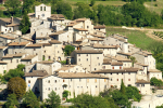 Art in Valnerina. Vallo di Nera, the church of St. Maria of the Assumption