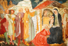 The Nativity and the Magi - First half of 1400 - Abbey of Saints Felice and Mauro - Castel San Felice - Santa Anatolia di Narco