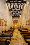 The Nave - Abbey of Saints Felice and Mauro - Castel San Felice - Santa Anatolia di Narco