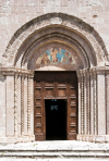 The Portal - Church of Sant`Agostino - Cascia