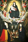 Our Lady of the souls in purgatory - XV-century Church of St. Augustine - Cascia