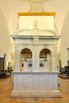 The Urn of Saint Spes Sant`Eutizio - Abbey Sant`Eutizio - Piedivalle - Preci