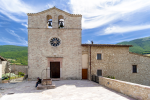 Art in Valnerina. Vallo di Nera, the Church of St. John the Baptist